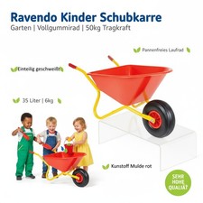 RAVENDO Kinder Schubkarre