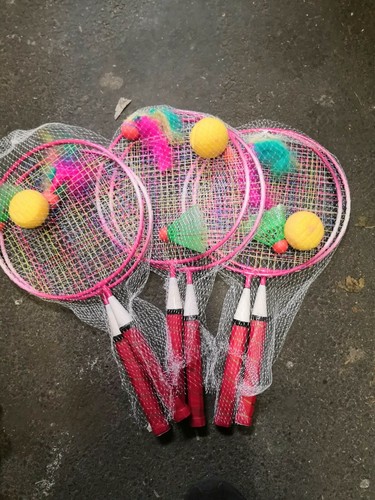 Sets kinder badminton - 4x, inkl