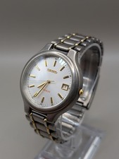 Seiko Herrenuhr Titanuhr 7N42-8191 Datumsanzeige vintage titanium 37mm