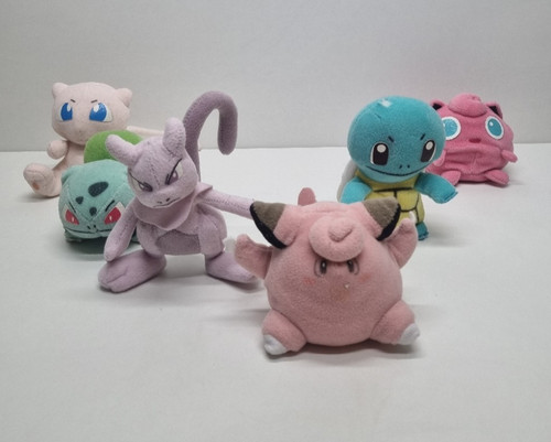 Pokemon plüschtier - 6x,