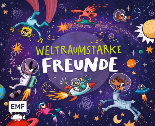 Weltraumstarke freunde das - freunde,