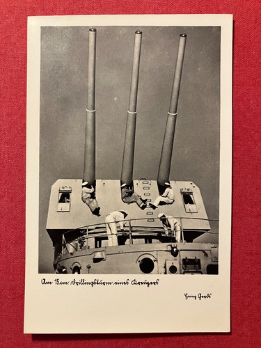 Postkarte kriegsmarine wwii - kriegsmarine,