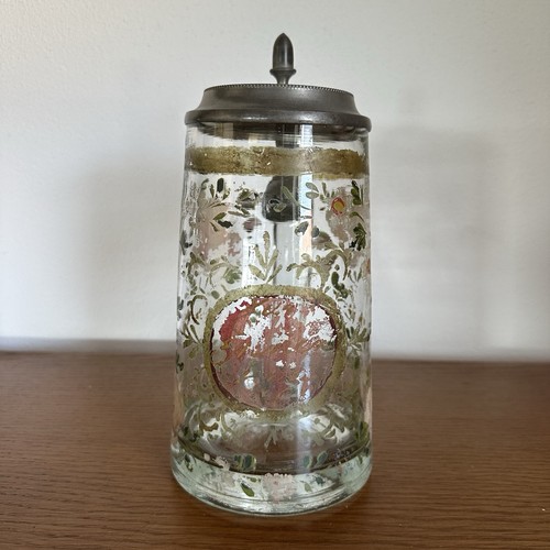 Antiker biedermeier glas - antiker,