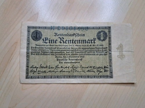 Rentenmark rentenbankschein - 1,