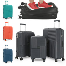 Koffer Unzerstörbar Reisekoffer Rollkoffer Kofferset Hartschalen Trolley M-L-XL