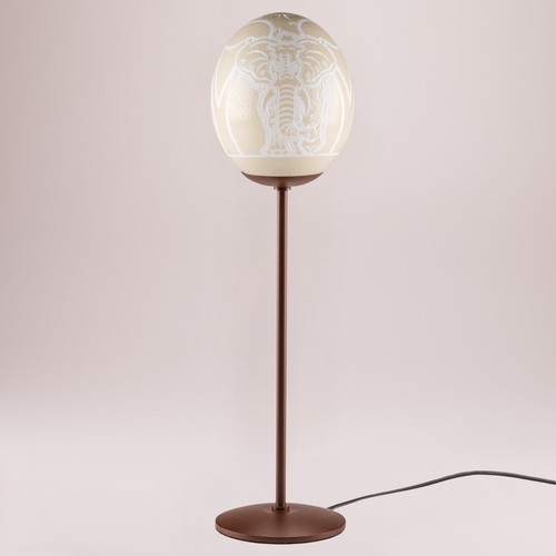 Tischlampe straußenei - tischlampe,