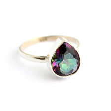 Mystic topas facettierte ring - topas,