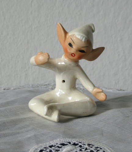 Figur elf pixie weiss - -,