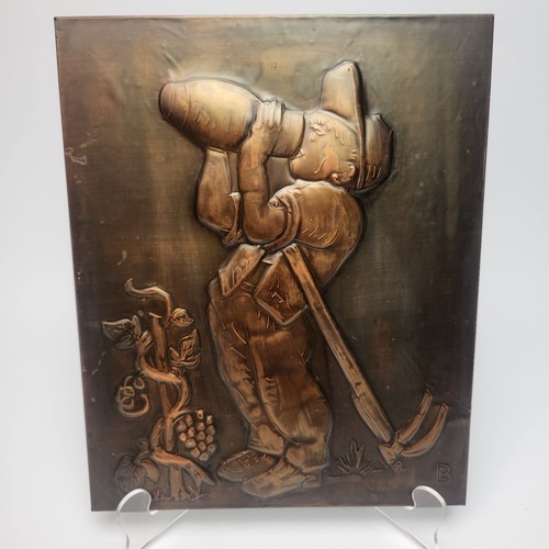 Vintage metallrelief - vintage,