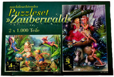 Puzzle 2x1000Teile Elfen im