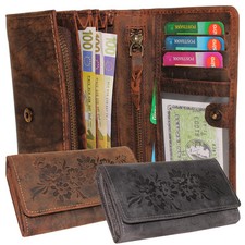 Vintage Leder Damen Geldbörse