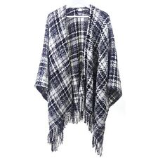 FUCHS&SCHMITT Poncho Cape Schwarz Weiß One Size 