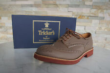 Tricker's EU 44  UK 10 Schnürschuhe Halbschuhe Bourton taupe NEU ehem UVP 575€