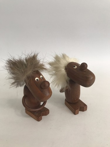 Vintage teak figur danish - 2x,