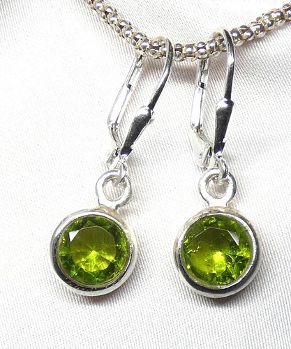 Peridot ohrhänger 925 - ohrhänger,