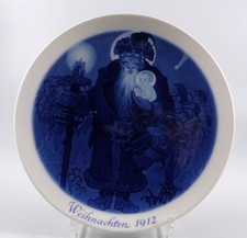 Meissen weihnachtsteller 1912 - weihnachtsteller,