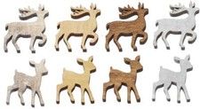 3 Streuteile Hirsch oder Reh