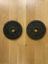 2x 2,5 kg KETTLER Gusseisen