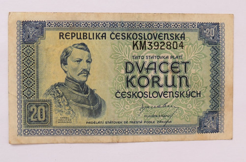 Dvacet korun schein - 20,