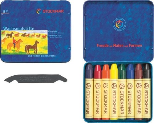 Wachsmalstift stockmar 8er - wachsmalstift,