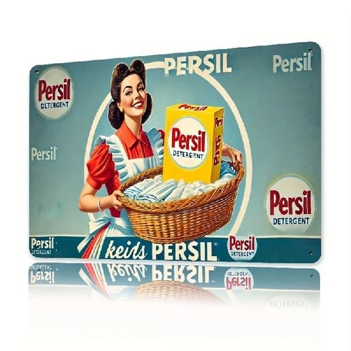 Blechschild pinup girl mit - blechschild,