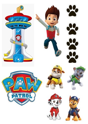 Tortenaufleger paw patrol - tortenaufleger,