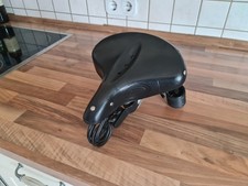 Primus Lepper Orginal Fahrradsatte Damen Schwarz Echt leder Zustand Gute Zustand