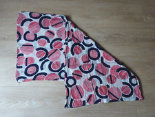 Esprit Schal*Tuch*Crash Crinkle*(edc)*beige-blau-rot*Baumwolle*Gr. 170x50