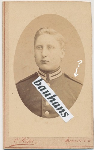 Cdv berlin portrait soldat - cdv,