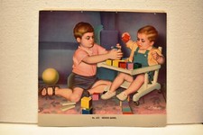 Vintage Lithographie Innen