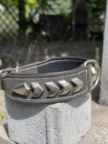Hundehalsband 45cm leder - hundehalsband,