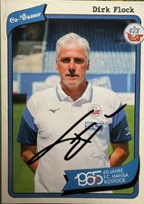 Autogrammkarte Co Trainer Dirk