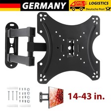 TV Fernseher Wandhalter Wandhalterung LCD LED 14-43 Zoll Neigbar Schwenkbar