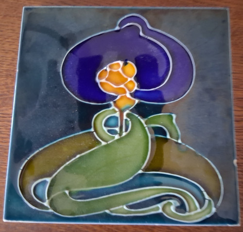 Jugendstil fliese englisch - 28,