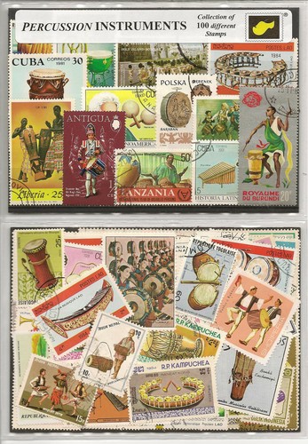 100 motivbriefmarken - 100,