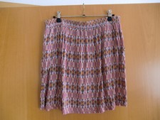 edc * kurzer weicher bunter Rock Gr 38 mit Taschen