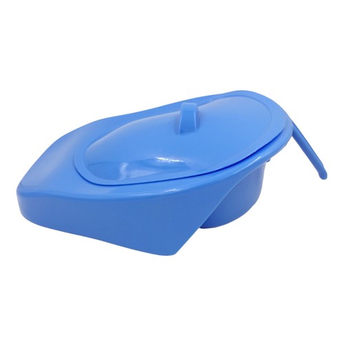 Blaue bettpfanne - bettpfanne,