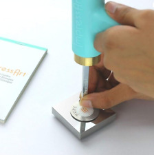 Impressart Stahlblock Mit Gummifüßen 50 x 50 x 9,5 mm