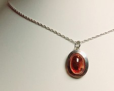 Halskette Mit Bernstein