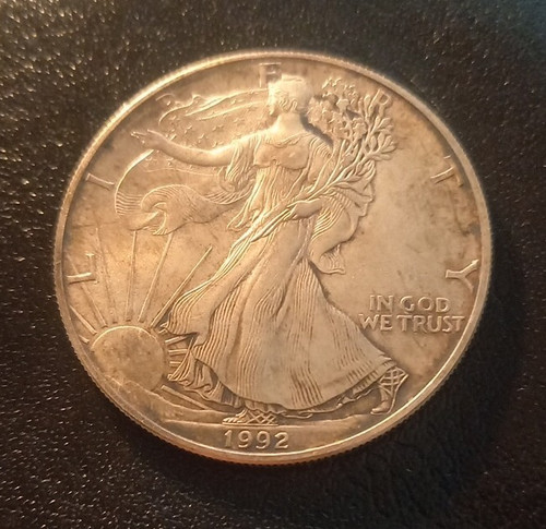 1992 american silver eagle - silver, 1