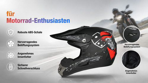 Handschuhe helm sturzhelm - m-xl,