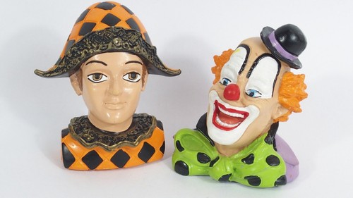 Harlekin und clown comics - und,