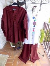 3315  Xadoo Anzug 100 Schurwolle, Größe: L Rostbraun Hier Teil 2