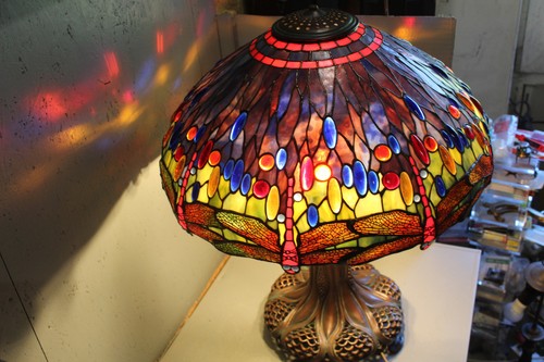 Tifanny tischlampe handarbeit - tischlampe,