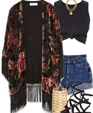 ZARA KIMONO JACKE KAFTAN