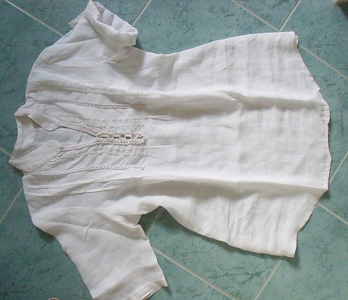 Damenbluse tunika leinen - tunika,,