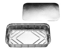 100 Aluschalen+Deckel 1/2 GN 2