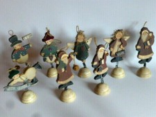 8 x APPLETREE Schneemann Engel Nikolaus Wackelfiguren Natur Landhaus Weihnachten