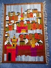 Grosser 70er Wandteppich