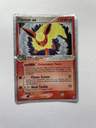 Pokemon flareon holographic - flareon, ex